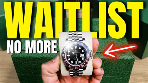 rolex watches with no waiting list|Rolex waiting list 2024.